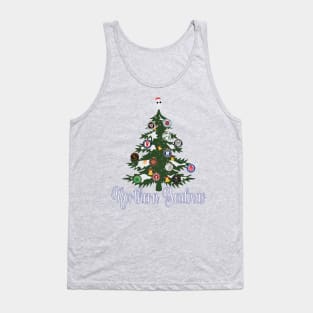 Northern Soul Merry Soulmas, Christmas Tree Tank Top